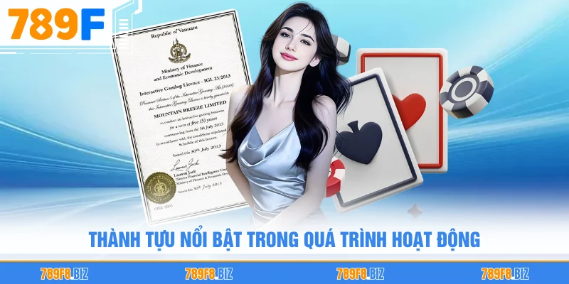 Thành tựu nổi bật trong quá trình hoạt động